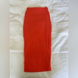 Naked wardrobe midi skirt